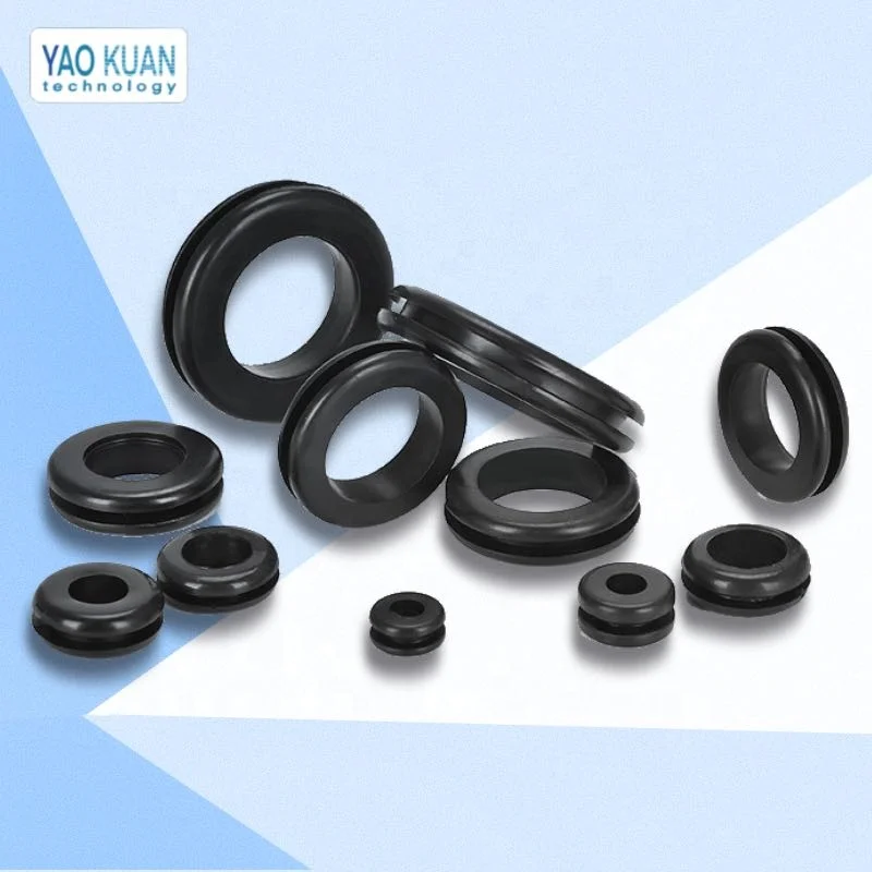 Rubber Grommets Double-sided Guard Coil Environmental protection, Insulation and Wear Resistance