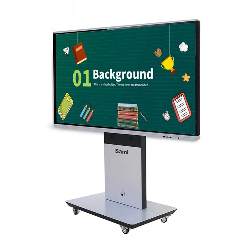 65-Inch Video Conference Interactive Whiteboard Digital 4K LED Display Infrared Touch Screen All-In-One Smart Board