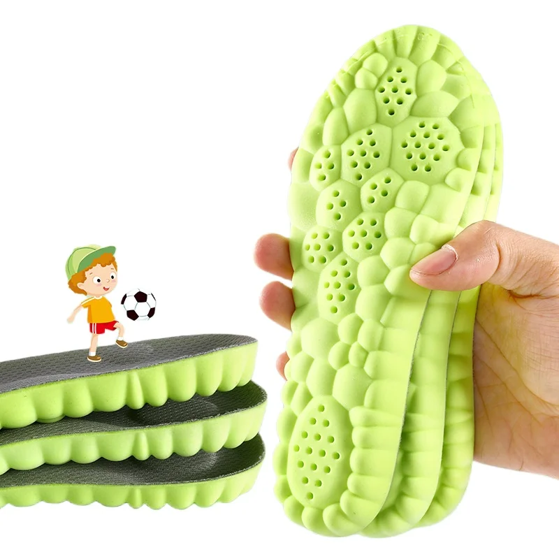 ZINSOLE Customizable 4D Cloud Insole Breathable sweat-absorbent highly elastic shock-absorbing PU insoles for children