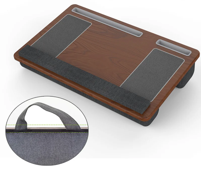 
 Wideny деревянная Встроенная подставка под запястье, настольная подставка для ноутбука с держателем для планшета, ручки и телефона  