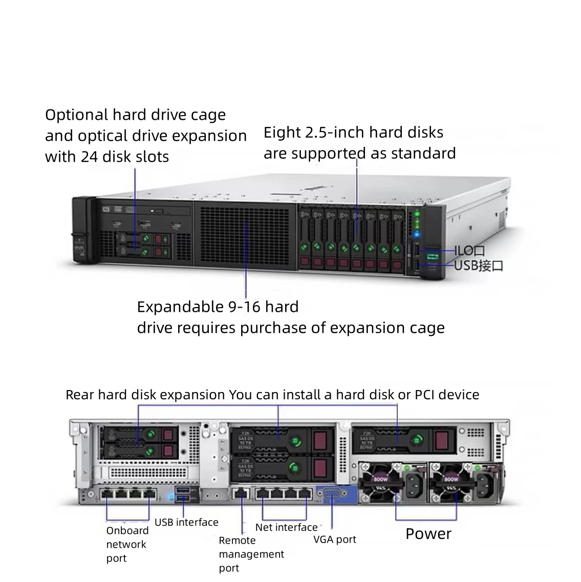 New original HPDL380 gen10 server 3204 CPU 32g DDR4 memory p408i-a raid 1.2tb for HPEDL 380 G10 server