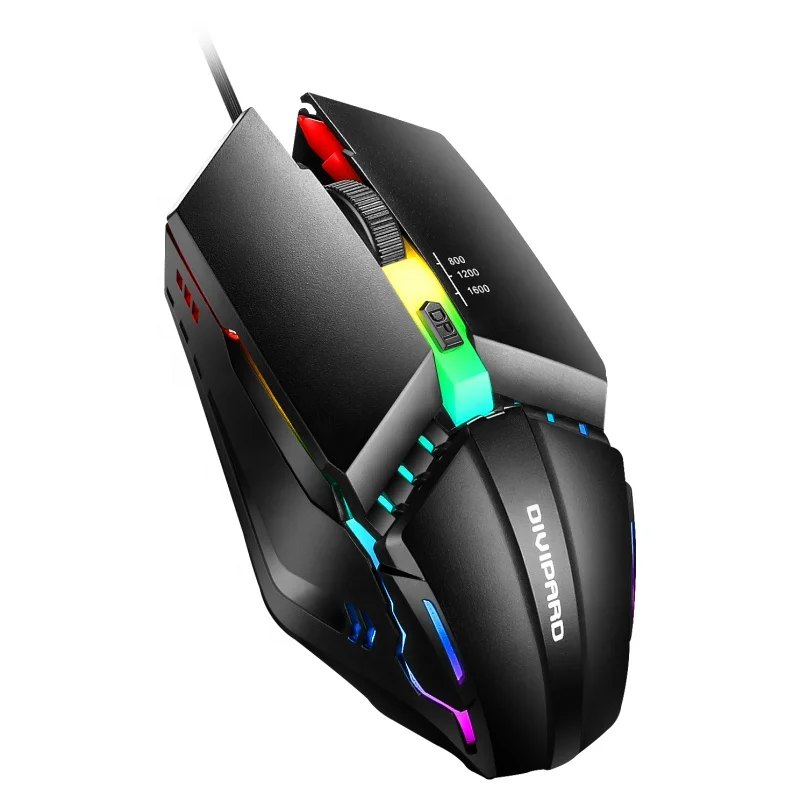  Пользовательский логотип RGB Проводная игровая