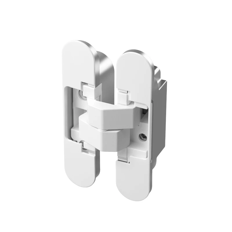Gorgeous heavy duty wood hidden cross hardware invisible gate hinge 3d adjustable concealed door hinge