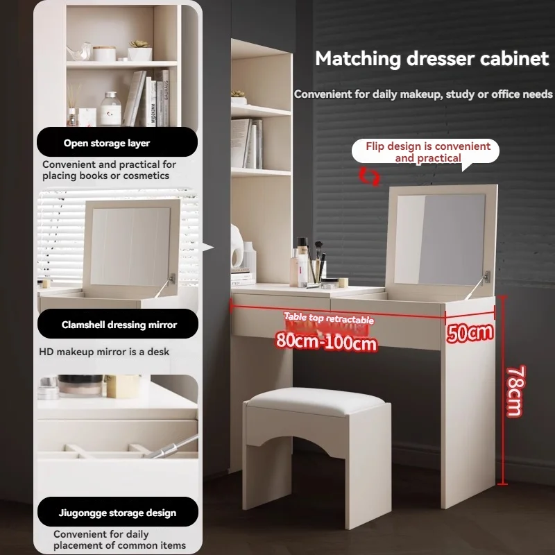 French Style Cream Sliding Door Wardrobe Closet for Bedroom Bedroom Closet Corner Desk Solid French Cream Solid Wood Wardrobe