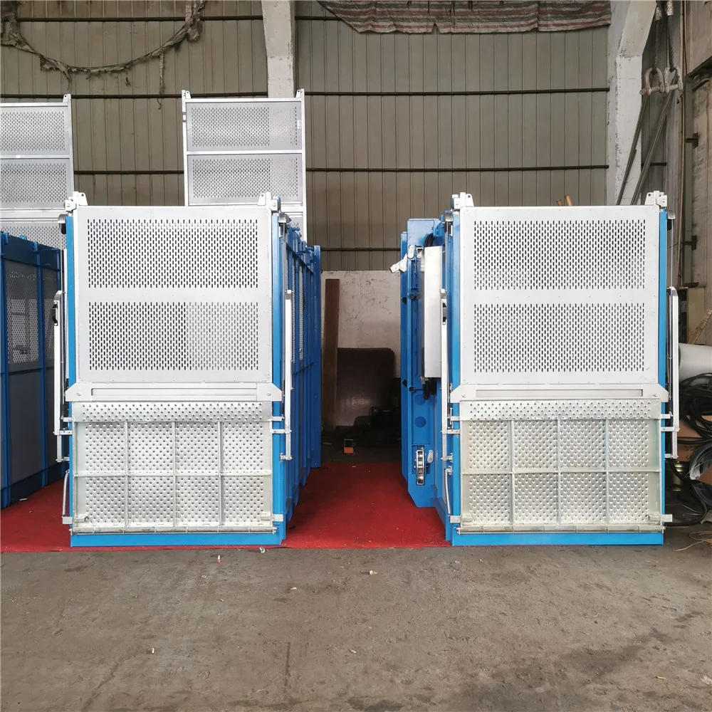 Rack And Pinion Mast Lifting Construction Elevator Material Hoist