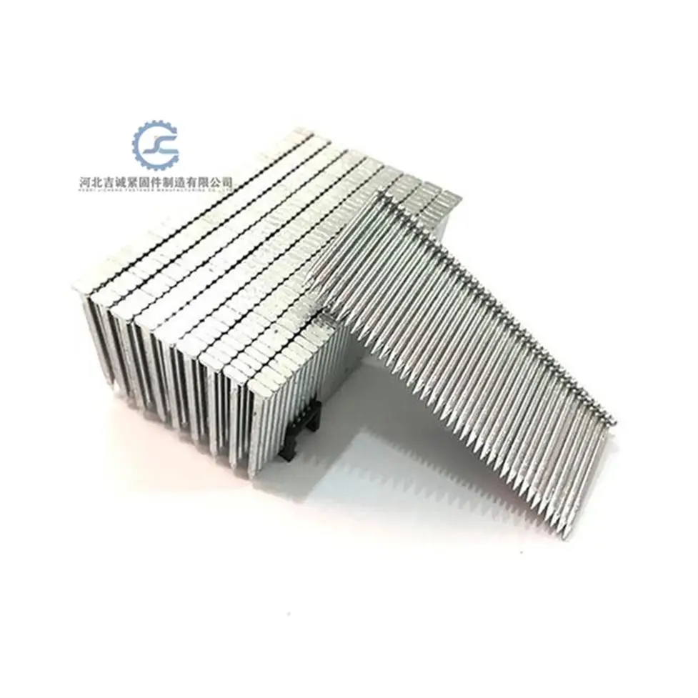 Steel Nail Manufactures Oem 18 Gauge F Series Sofa Pin Galvanized Pneumatic Brad Head Nails For Nail Gun