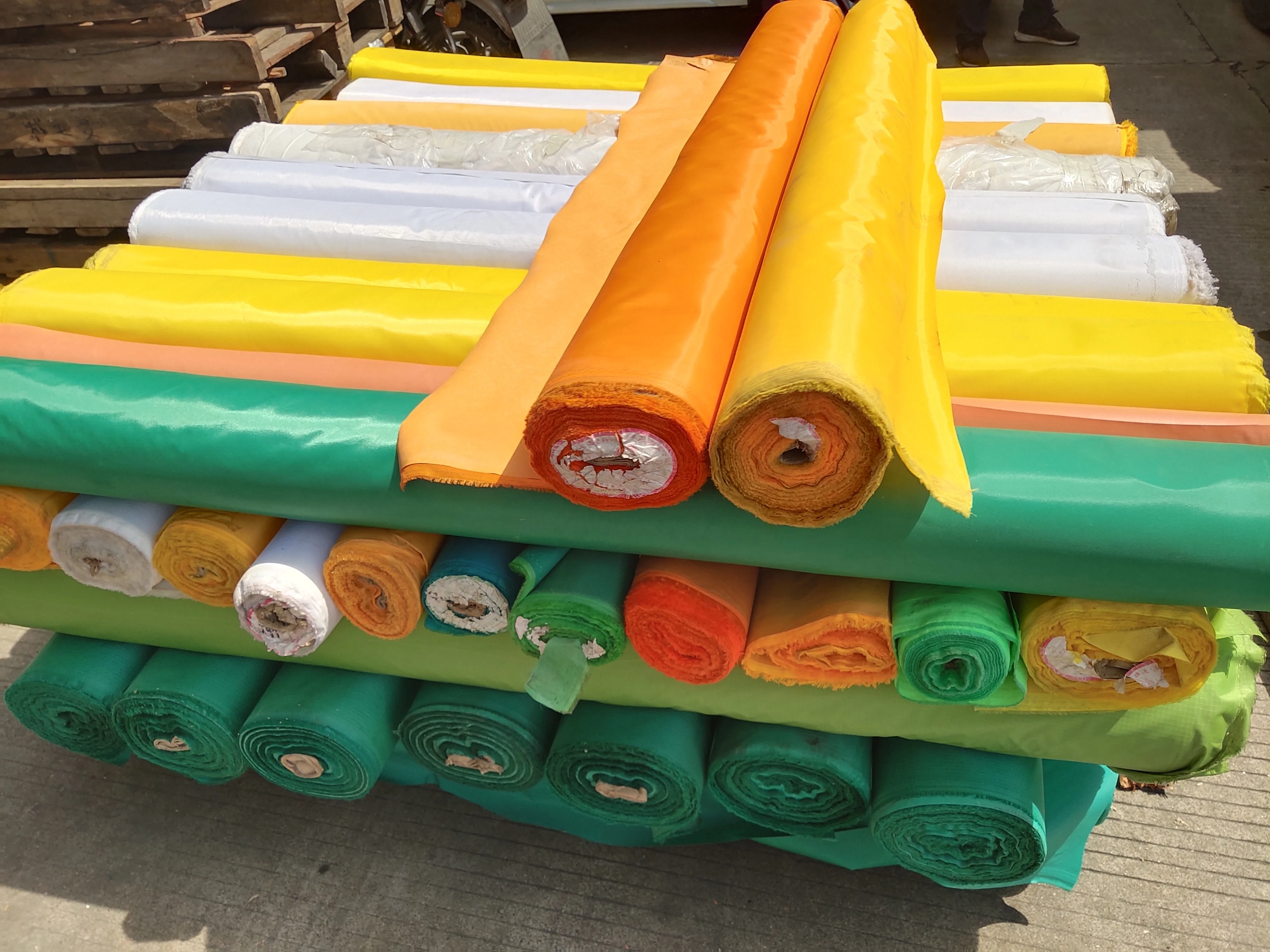 High Quality 100% Polyester Jacquard Woven Oxford Fabric EN PVC Coated Cheap Stock Fabrics Beautiful Outdoor Pattern Guangdong