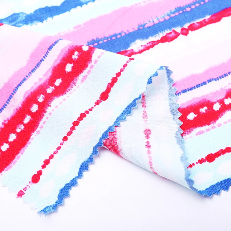 High quality 45s summer rayon printed fabric 100% rayon fabric  for dress