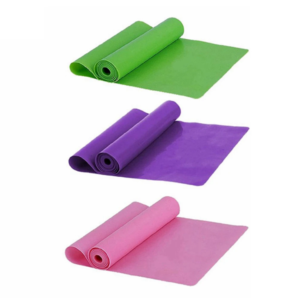 1.5M/2M ECO-friendly Elastic band bulk resistance band flat yoga training physical latex free therapy band