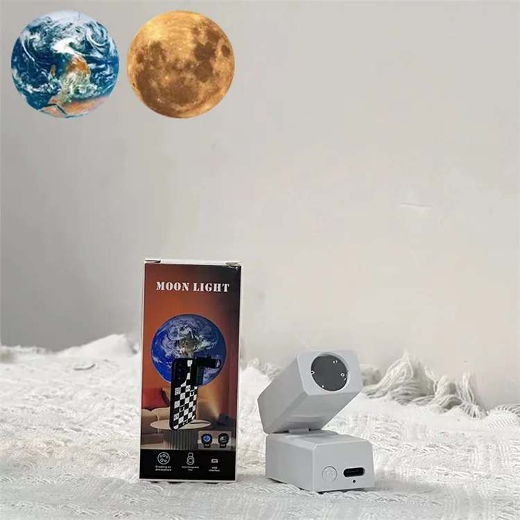 Led Star Moon Sky Projector Light USB Led Projection Lamp for Photography Bedroom Wall Atmosphere Living Room Bedroom Party