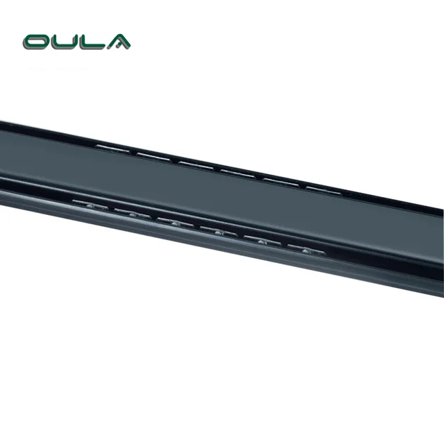 27mm 3-Fold Full Extension Furniture Cabinet Rail Runner Telescopic Channels Ball Bearing Drawer Slide Rail