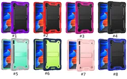 Tablet Case Heavy Duty Shockproof Rugged Hybrid Hard Soft Bumper Kickstand Case For iPad Mini 6
