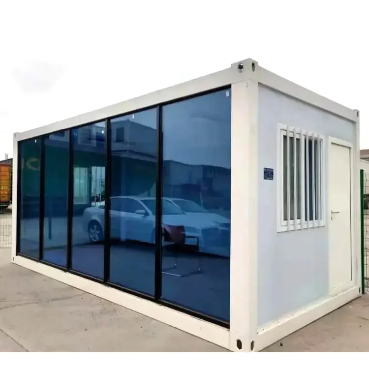 Glass Container House Luxury Flat-Pack Homes Mobile Tiny Modular Transportable Houses Container House
