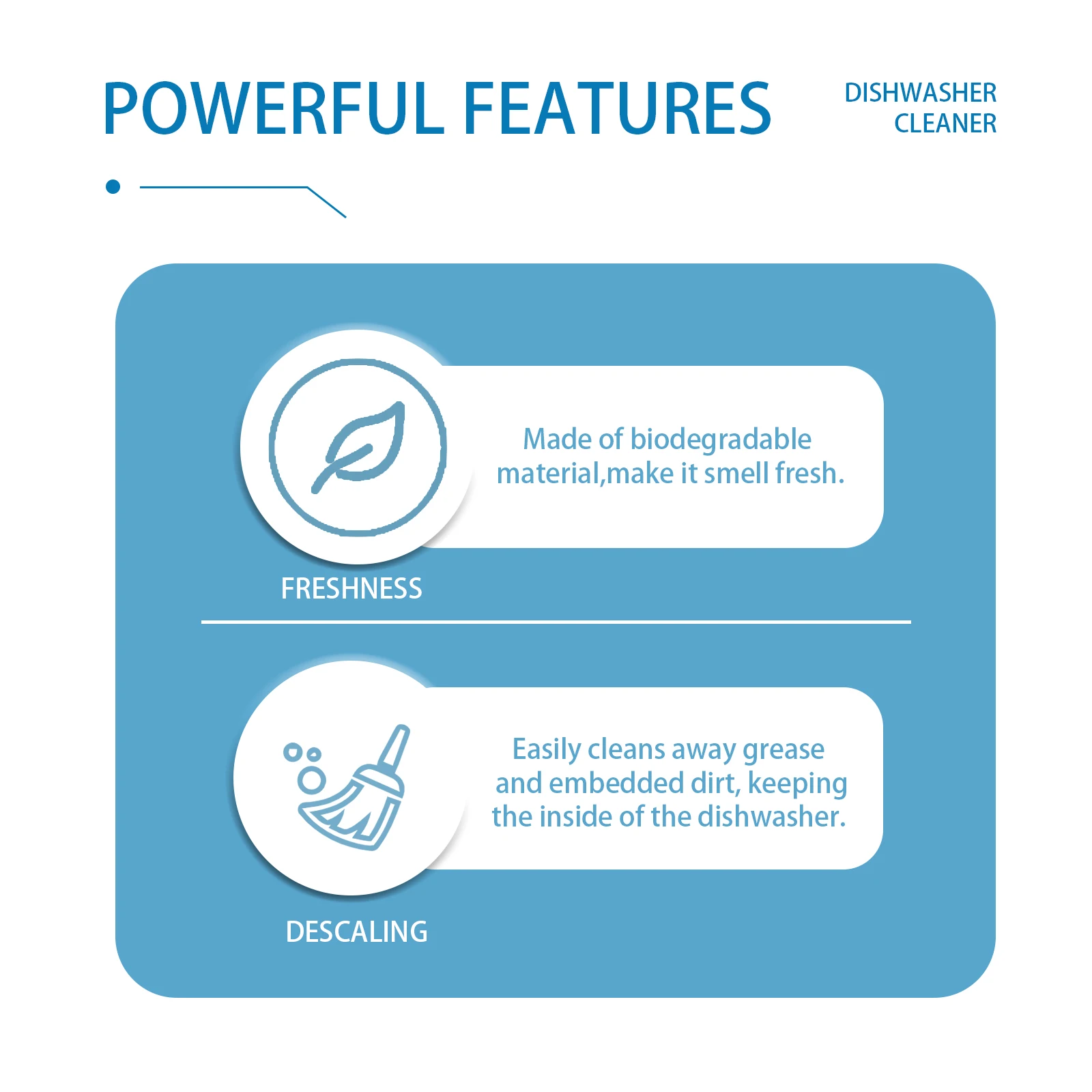 Jaysuing Dishwasher Detergent Sheets Organic Dishwasher Gel Powders Fragrance Dishwasher Cleaner Tablets