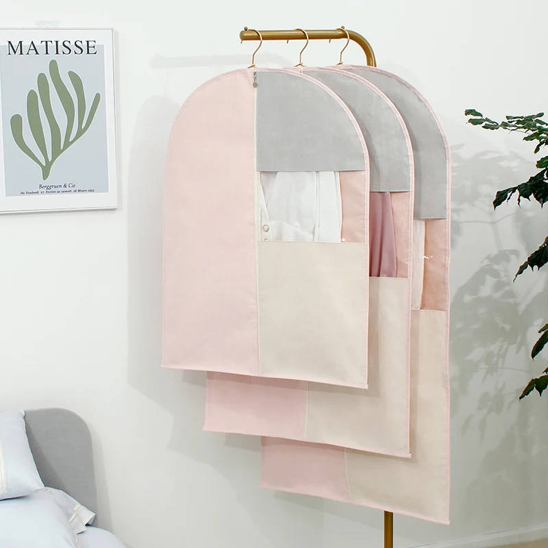 Пылезащитный чехол для костюма сумка одежды мужчин 40-дюймовый с прозрачным