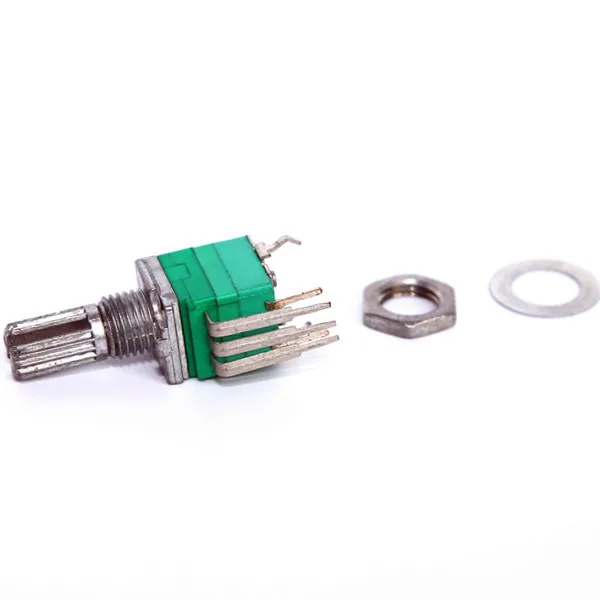 10K 20K 50K 100K 9mm rotary dual potentiometer