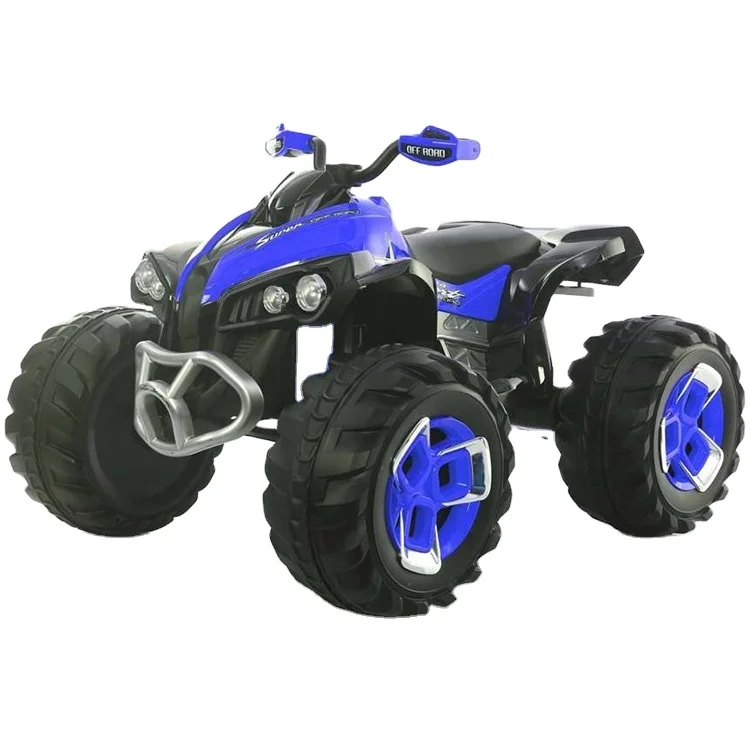 2019 New 12V Kids ATV Quad Electric Car Plastic Ride-on Toy with MP3 & USB Functions for Ages 2 to 4 Years