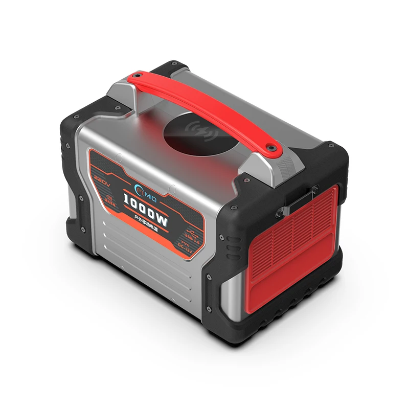 Power station 1000W 999Wh Energy Storage Supply Backup Battery Lithium Outdoor Portable Solar Power Station