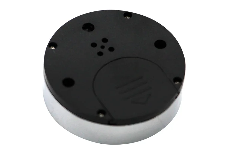 43mm Round Metal Cigar Box Digital Thermometer Hygrometer Mini Portable Cigar Humidor Hygrometer