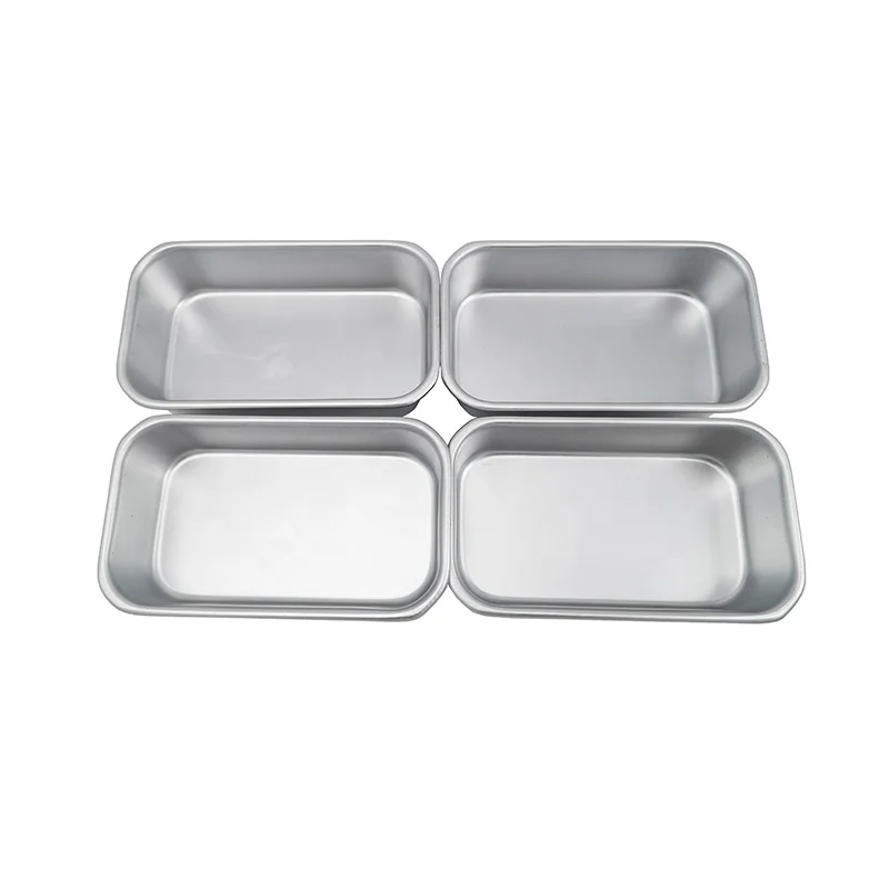 Rectangle Aluminum Metal Cake Baking Pan Brownie Cheesecake Sponge Cake Baking Tin Mold Cake Tools