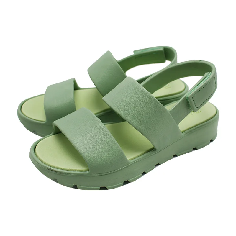 High Quality Ladies Summer Leisure Soft Thick Sole Shoes Sandals Fashion Platform Open Toe Slide Sandals
