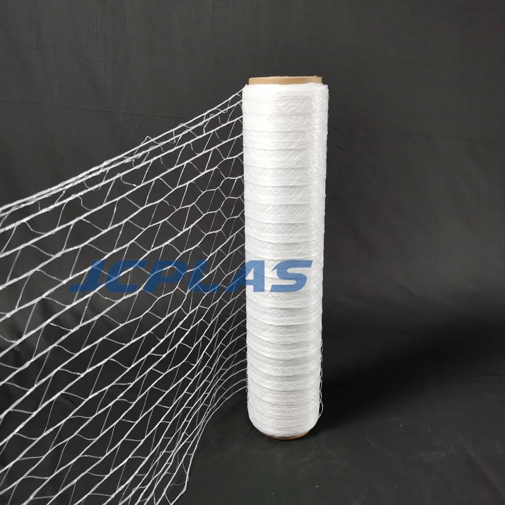 PE White strong knit Stretchable Wrapping Netting for Vegetable and fruits ventilation Packing using