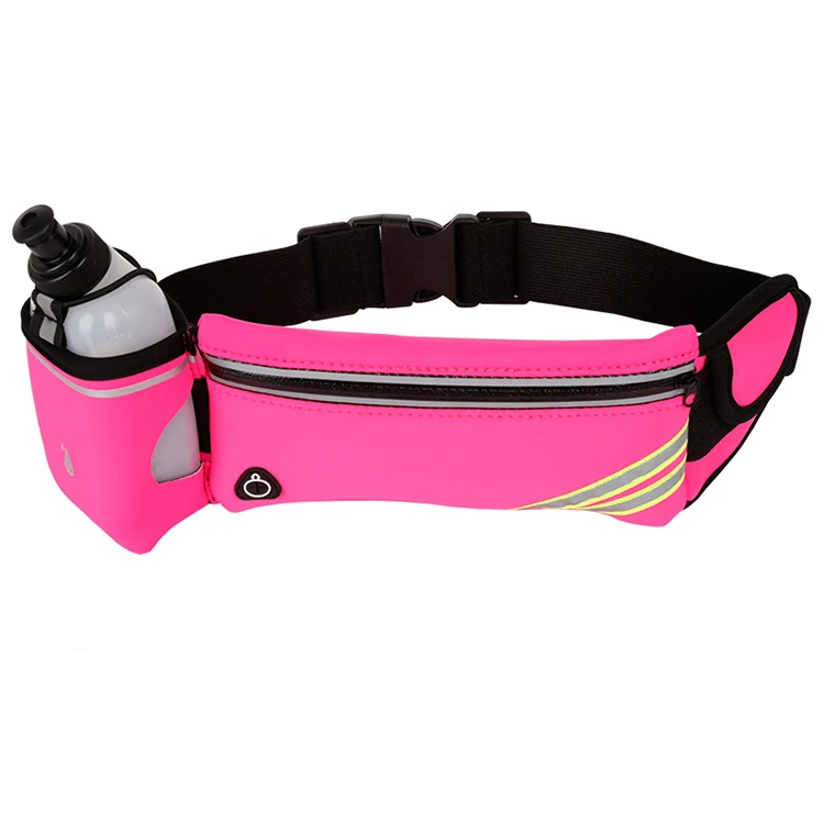 Waist Pack with Water Bottle for Hiking Fitness Runners Belt Fanny Pack for iPhone Sports Waist Pack Belt Pouch Running Belt