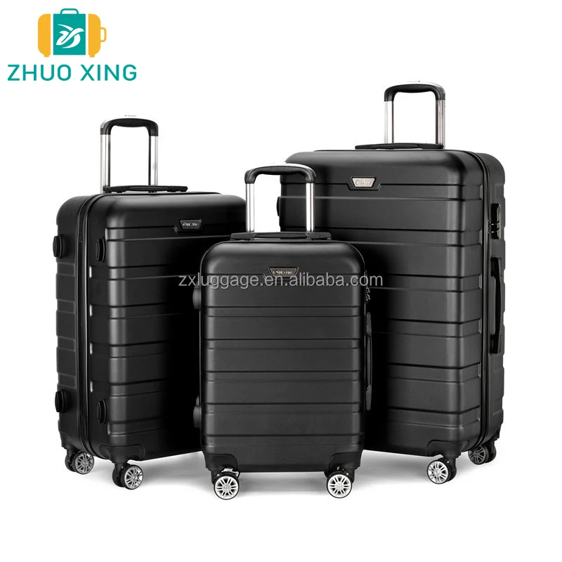 20/24/28inch sells well 4 wheels abs trolley bag luggage sets 3 piece