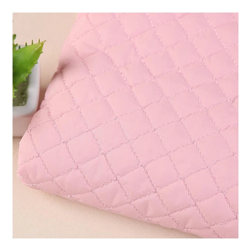 Diamond Quilted Polyester Fabric