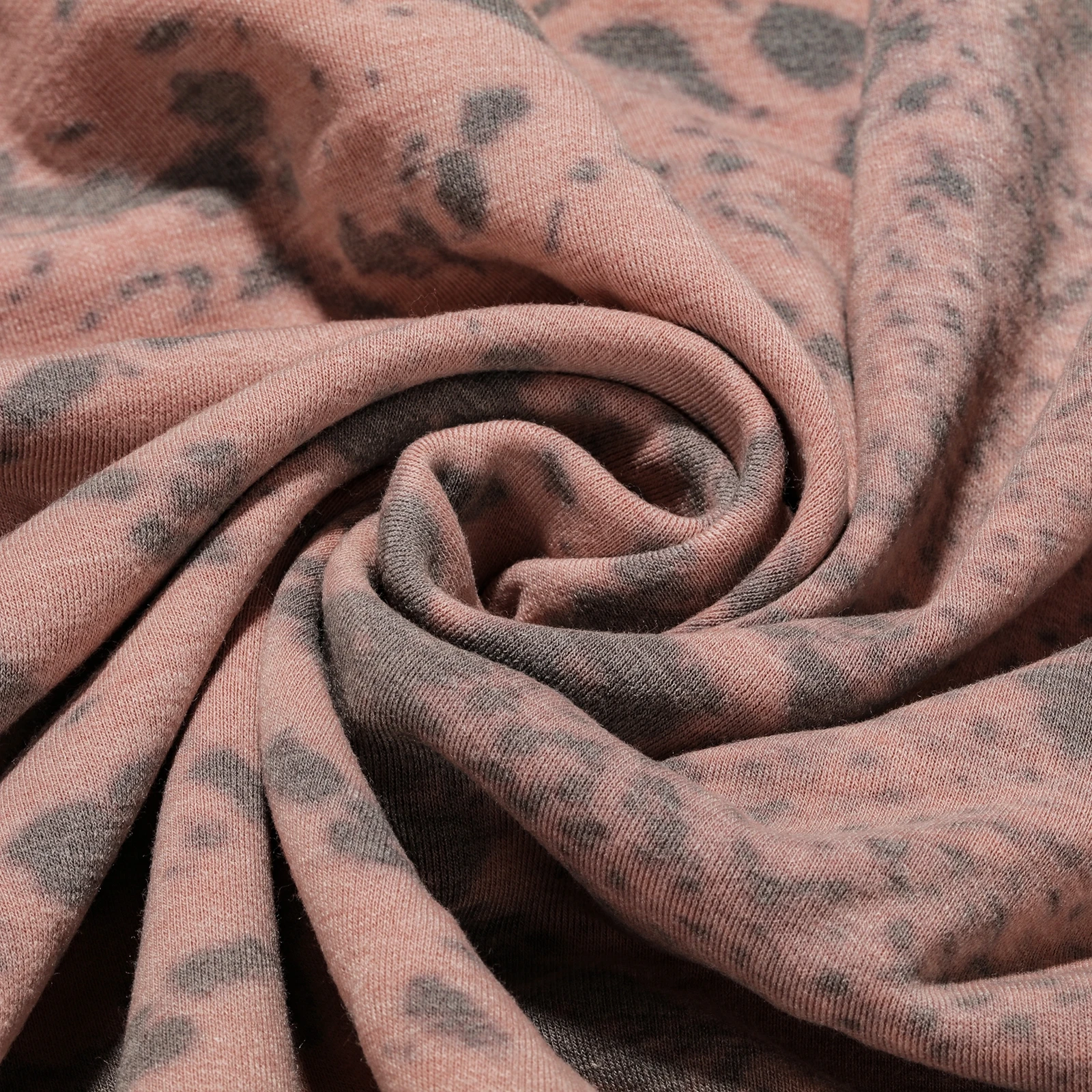 Hot Sale warm keeping knit 96% Polyester 4% Spandex  Multicolo Tie Dye   378 gsm printed polar fleece fabric for warm coat hoodi