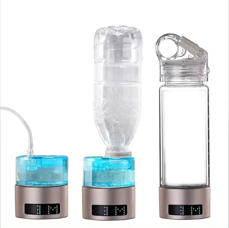 Health home office travel 2000PPB alkaline hydrogen bottle 400ml hydrogen water bottle water cup
