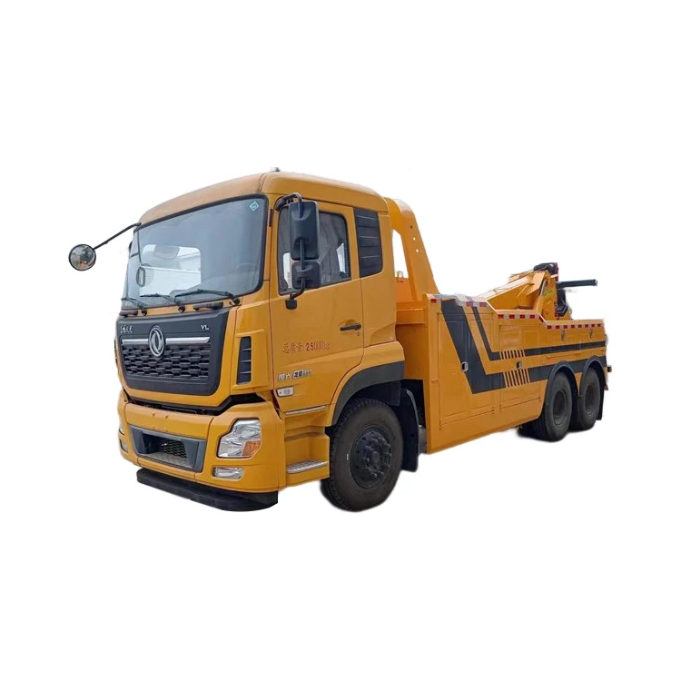 2024 Dongfeng 6x4 Heavy Duty Wrecker Truck Emergency Road Rescue Tow  Vehicle For Sale