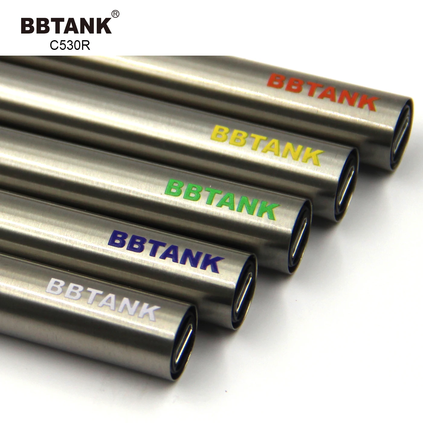 bbtank c530r 1 ml 0.5ml Wickless vape pen battery CBD rechargeable vaporizer pen