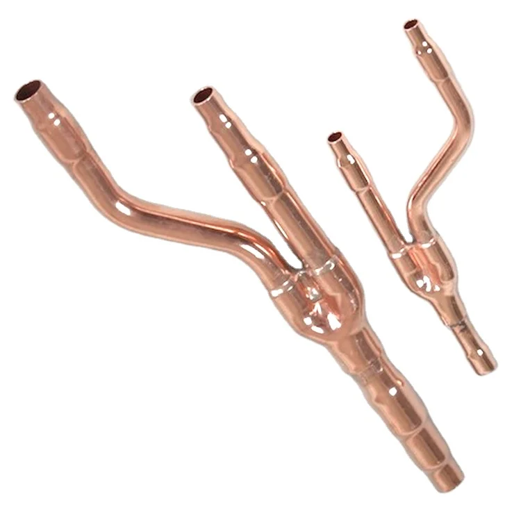 Редуцирующий медный тройник для таких брендов кондиционеров как Daikin Haier Carrier Trane York Hitachi и т. д.