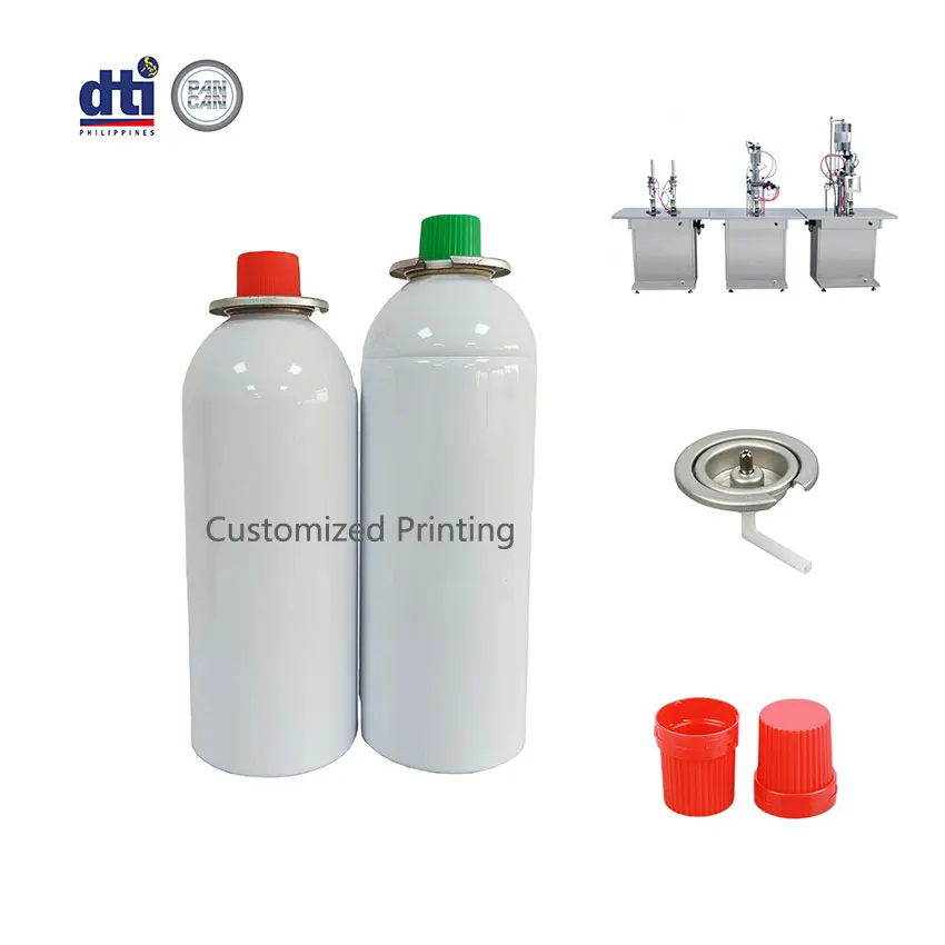Оптовая продажа алюминиевые аэрозольные баллончики высокого давления диаметром 66 мм для пустых металлических баллончиков Бутана.