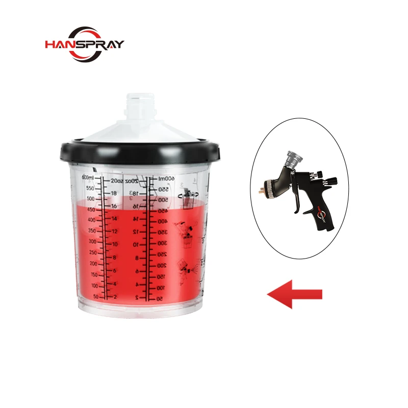 high performance automatic painting nozzle gravity feed hvlp paint spray tanning gun for car paint with cup