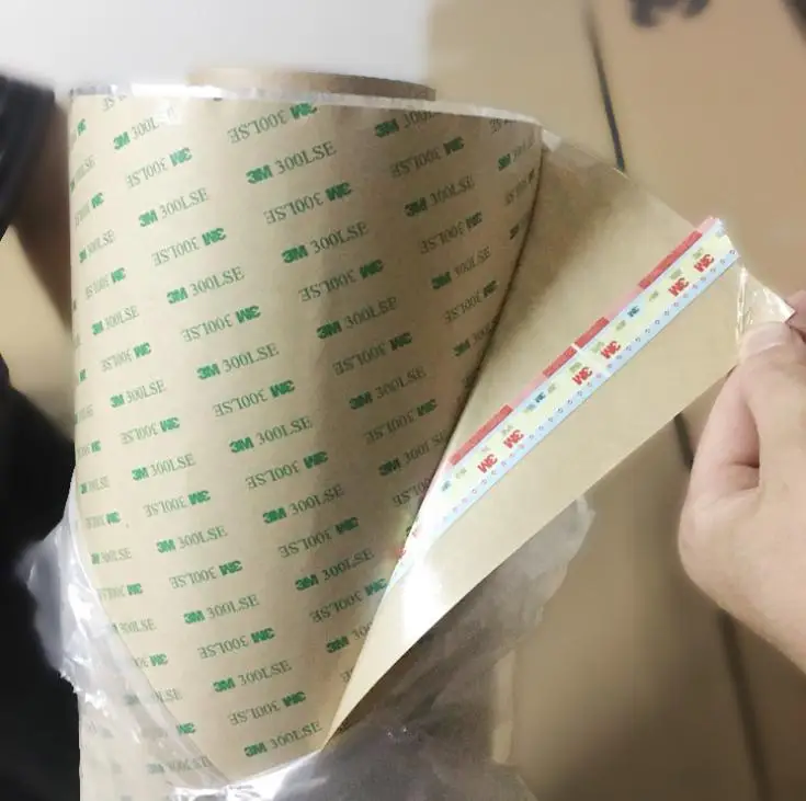 High Temperature Clear acrylic glue 3 M 300LSE 9495 double coated tape