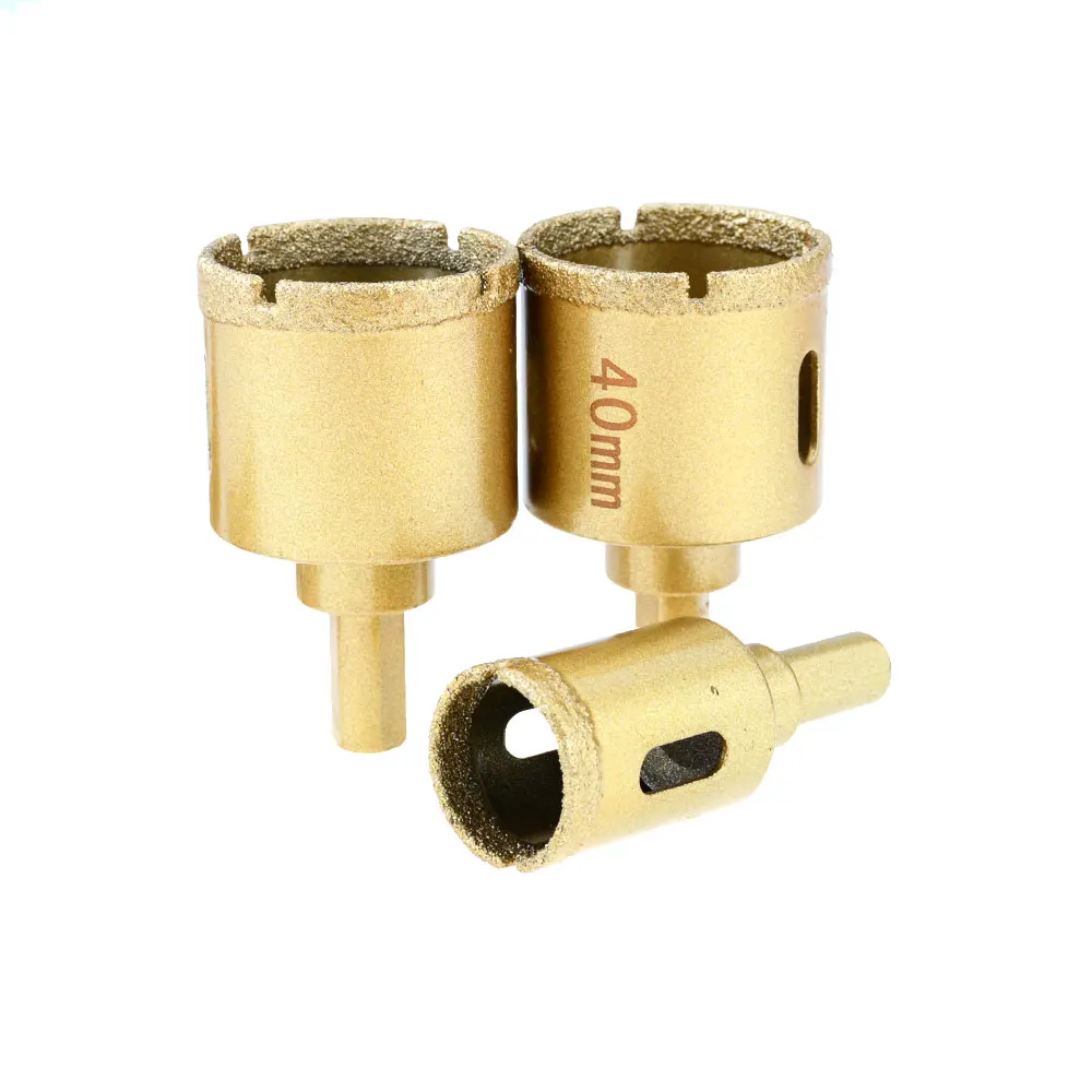 6mm-65mm Vacuum Brazed Diamond Drilling Core Bits Set Hole Saw Hole Cutter Diamond Drill Bit For Porcelain Marble Granite
