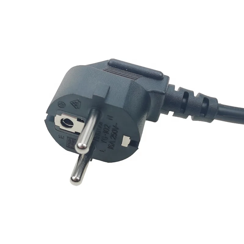 European Standard AC Supply Cord  CEE7 Europe Plug to IEC320 C13 EU Power cord for PC Computer PDU