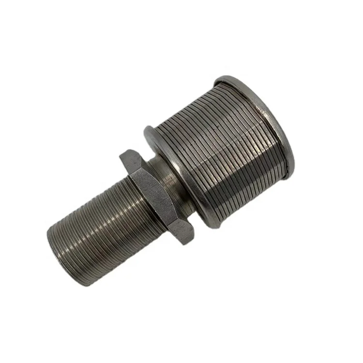 SS wedge wire water strainer Filtration nozzles for industrial water
