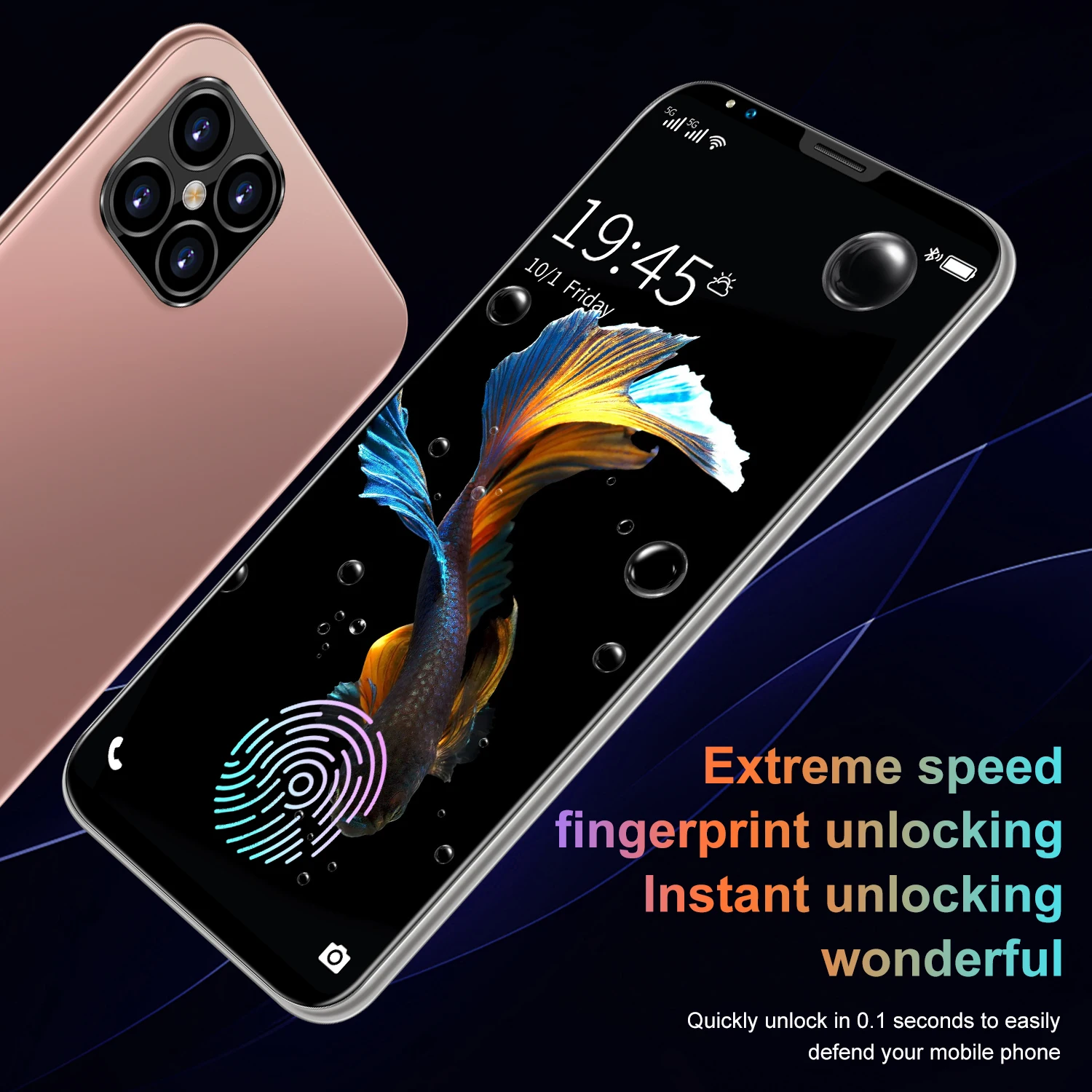 I12 Pro 6 1 дюймов полный экран мобильного телефона 4G 5 аппарат не привязан к оператору сотовой связи ГБ + 128 Гб Камера 13MP 24MP смартфон десять Core Android 10 Face