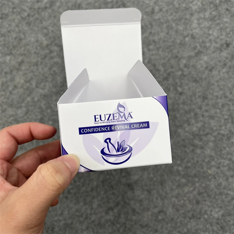 Custom Printed UV Cardboard Box Skin Care Packaging Paper Boxes With Logo For Cosmetic packaging box