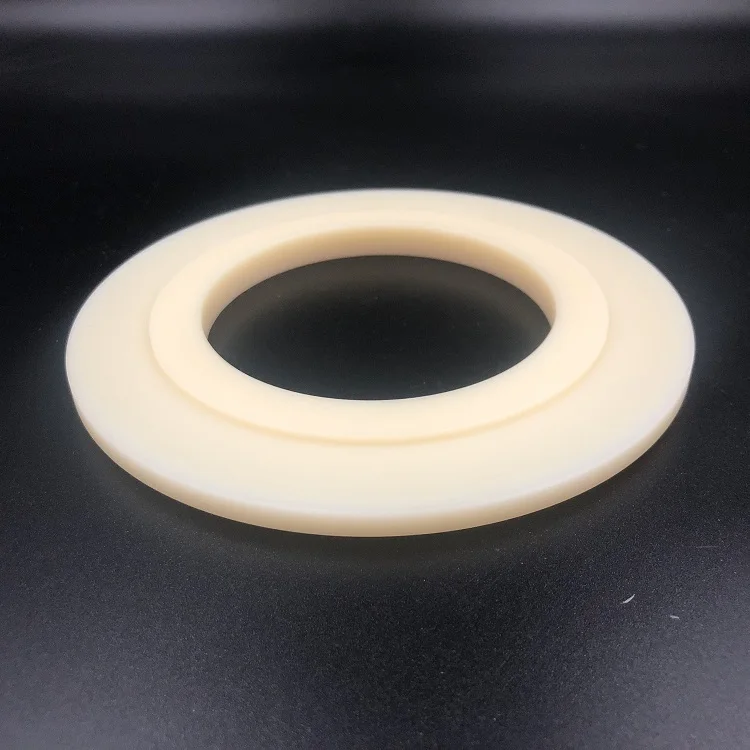 Low cost non-standard custom milling nylon products machine processing ring washers nylon