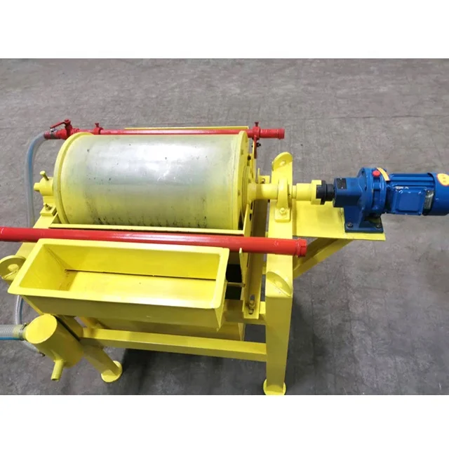 100% New mining iron ore drum magnetic separator machine