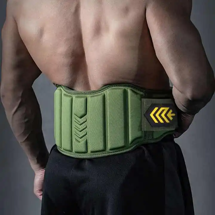 RS Custom Adjustable Lever Belt Fitness Heavy Duty Nylon Weight Lifting Belt EVA Back Support Powerlifting Gym Belt