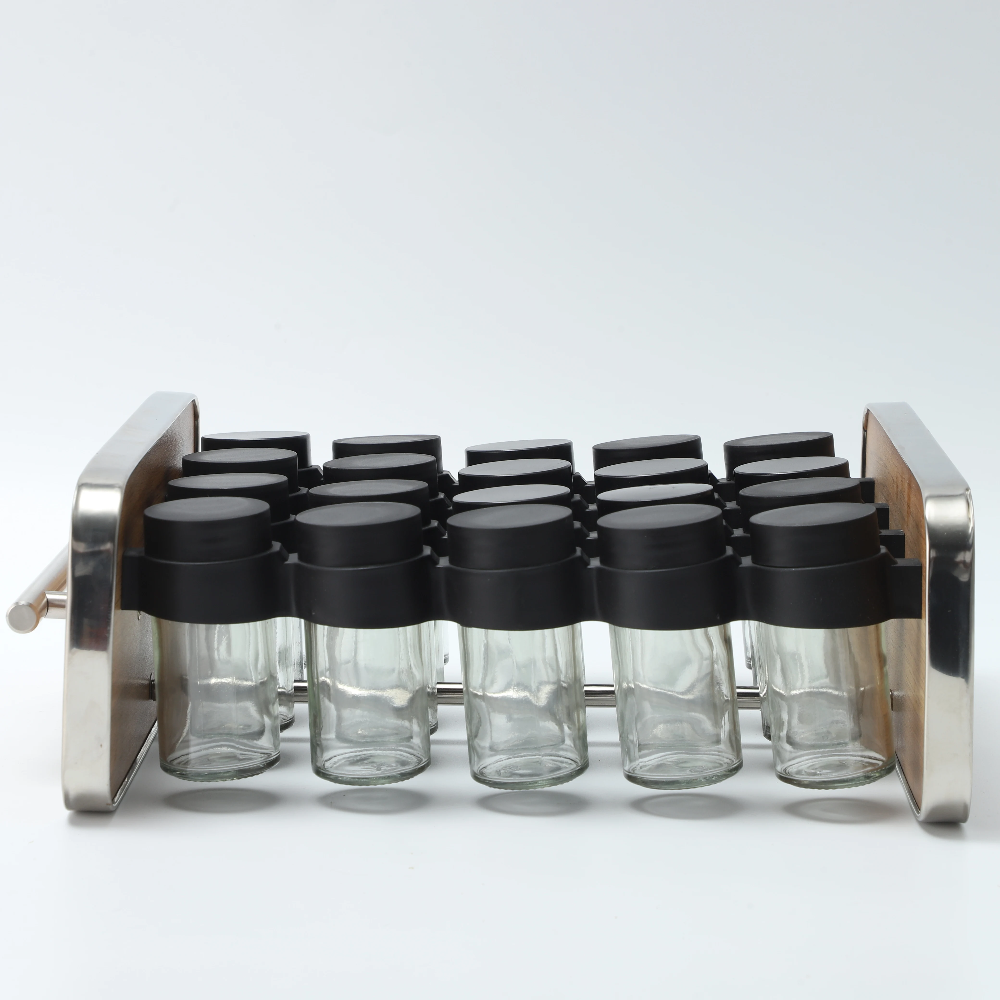 Revolving Spice Rack Set Jars Kitchen Tower Counter top Cabinet Carousel Storage Seasoning Organizer Shelves Holder