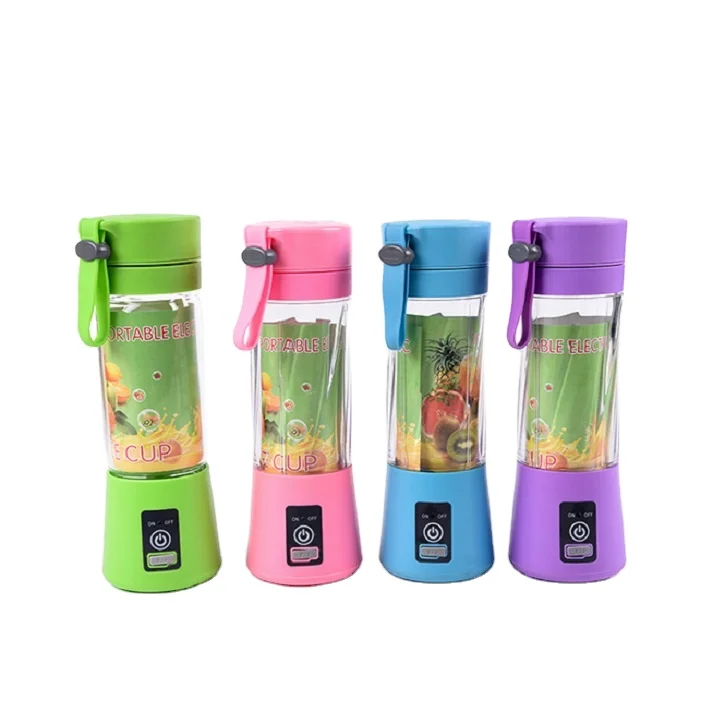 The Best Blender Manufacturing 6 Blades Portable Rechargeable Cup Portable Plastic Juicer