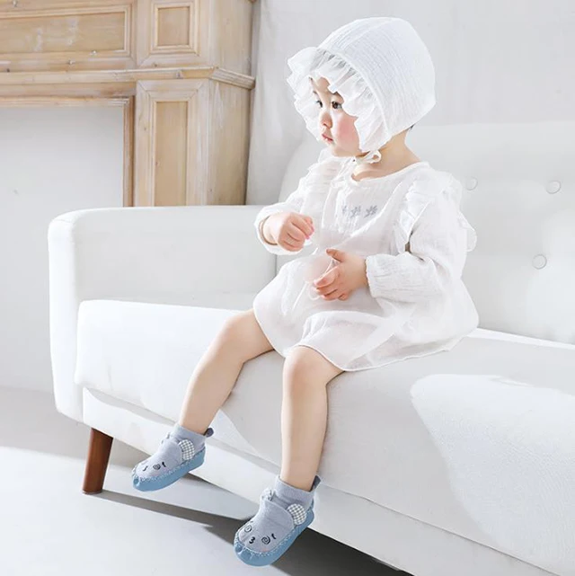 New Design Cartoon Animal Baby Shoes Floor Socks Non slip Infant Toddler Socks