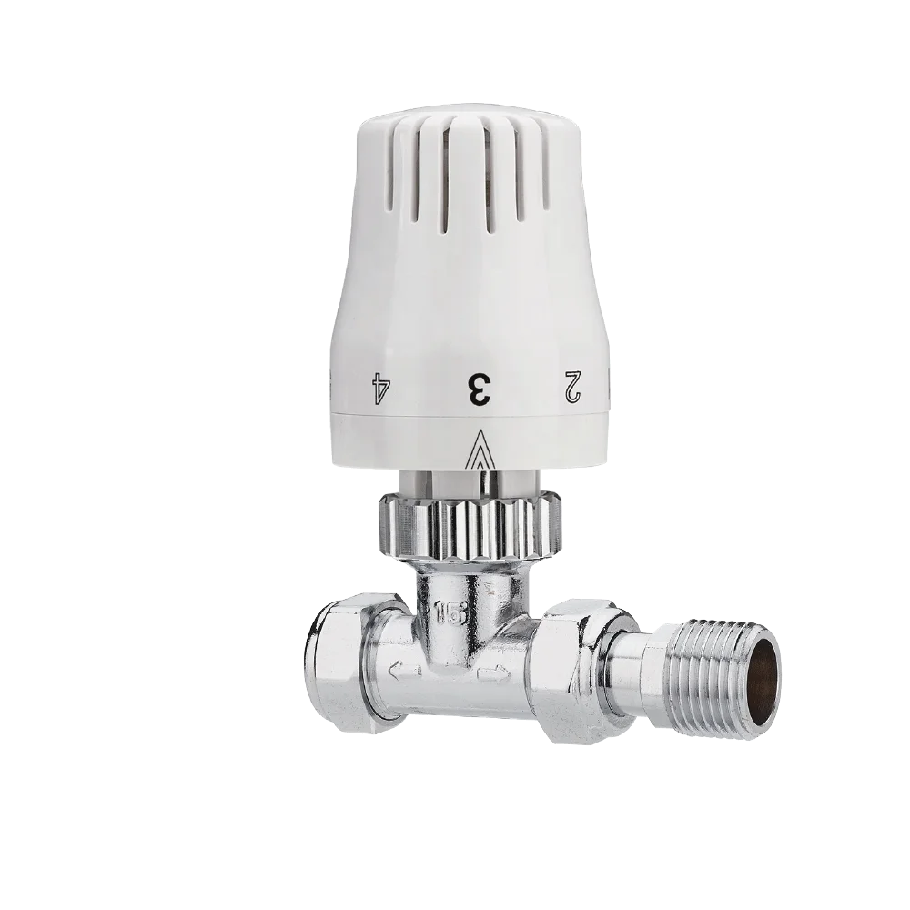 M30*1.5mm plastic trv head ABS White Temperature Control Thermostatic Radiator Valve Head