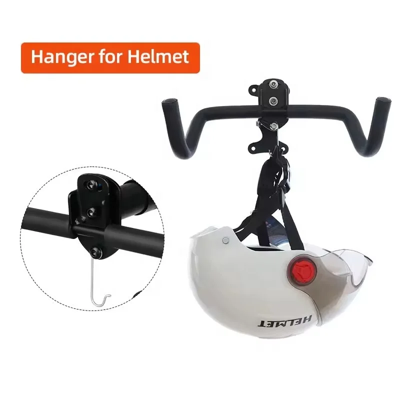 Wall Beam MTB Road Hanging Rack Kids Bike Scooter Hanger Optional Adjustable Mount Bondage Belt Foldable Bike Hook